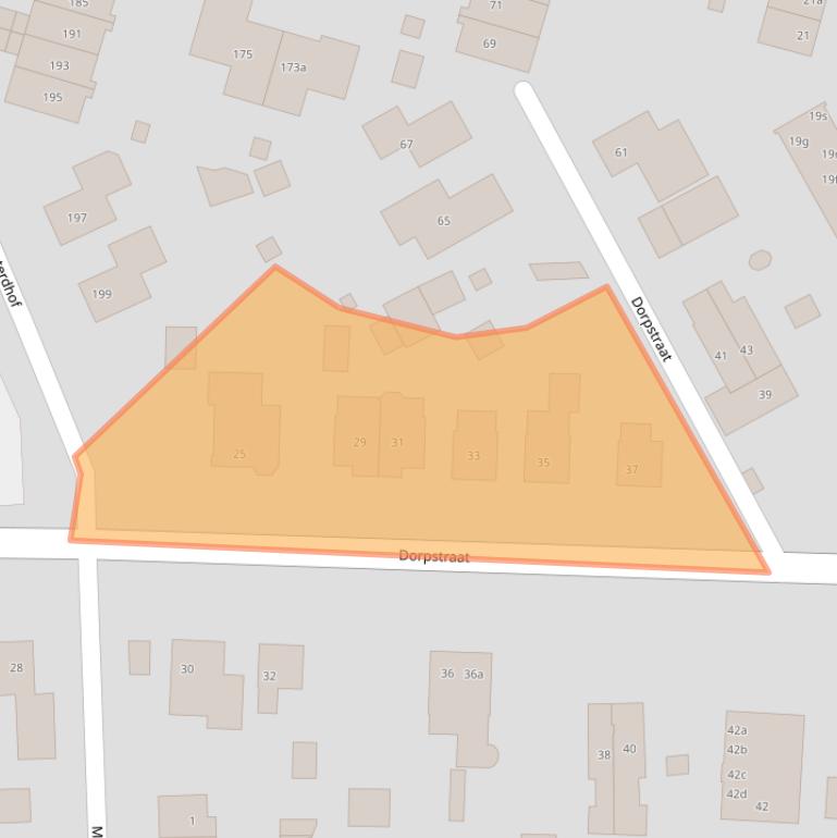 Kaart van postcodegebied 6931BB.