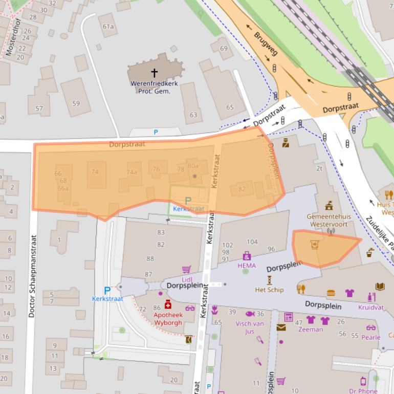 Kaart van postcodegebied 6931BL.