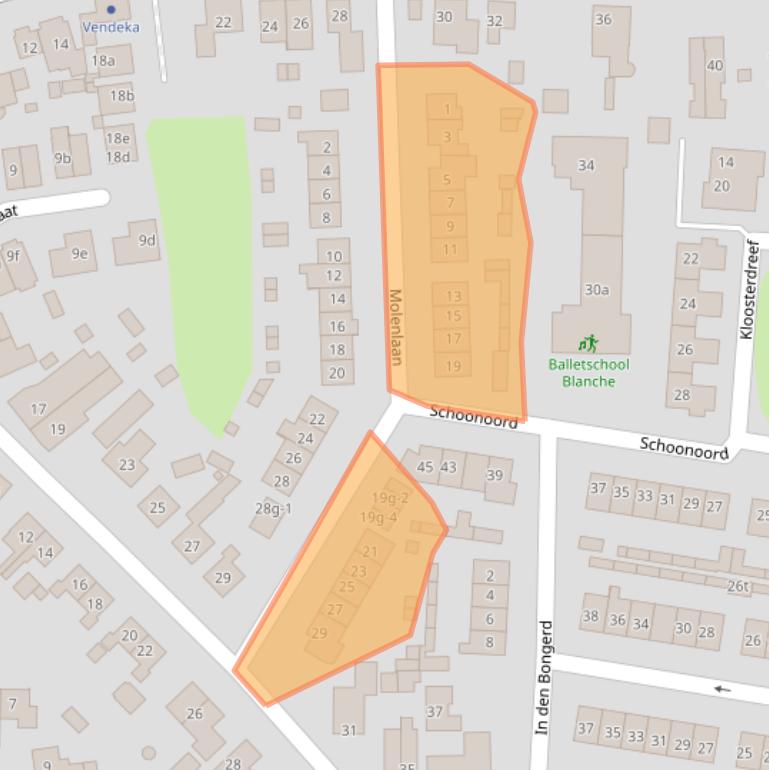 Kaart van postcodegebied 6931BN.