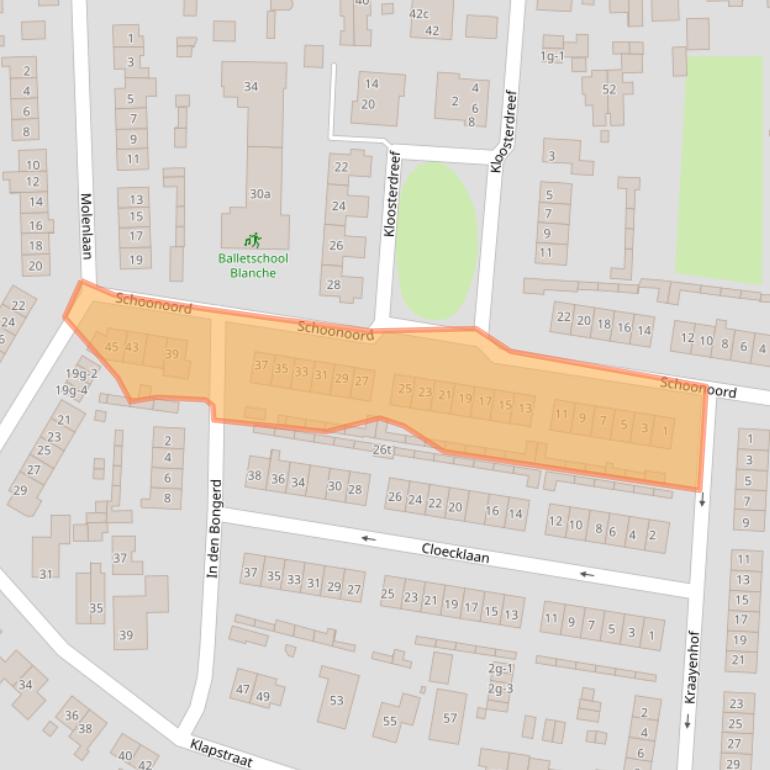 Kaart van postcodegebied 6931BS.