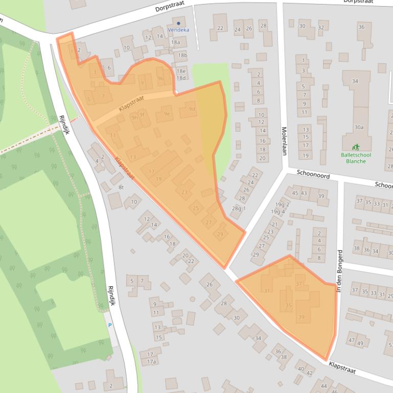Kaart van postcodegebied 6931CA.