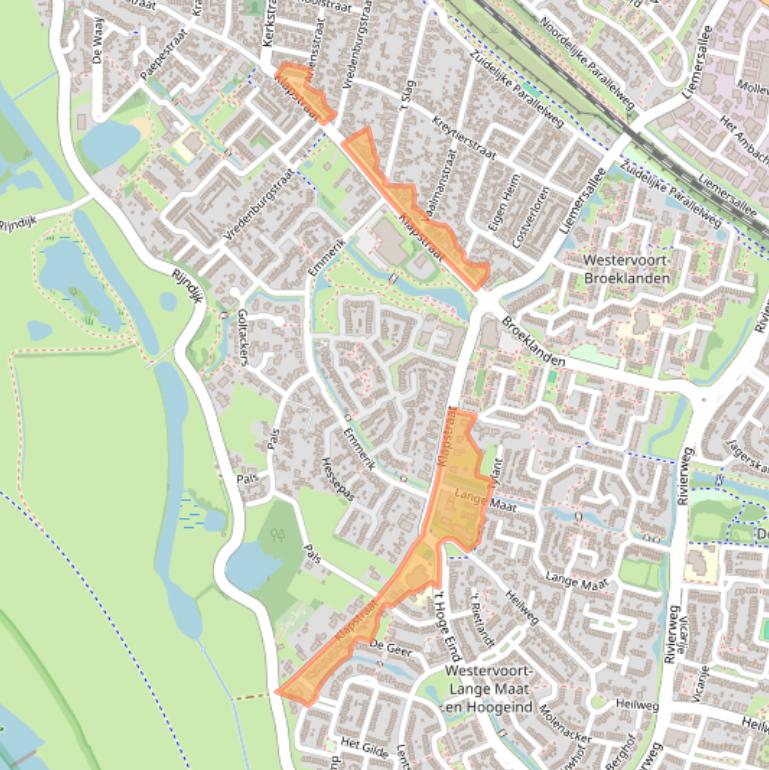 Kaart van postcodegebied 6931CH.
