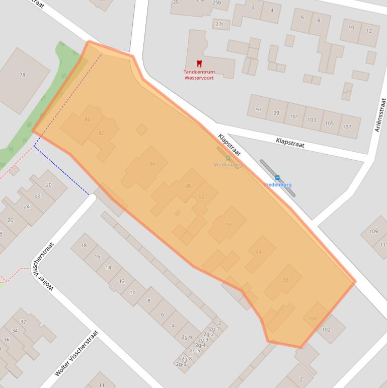 Kaart van postcodegebied 6931CL.