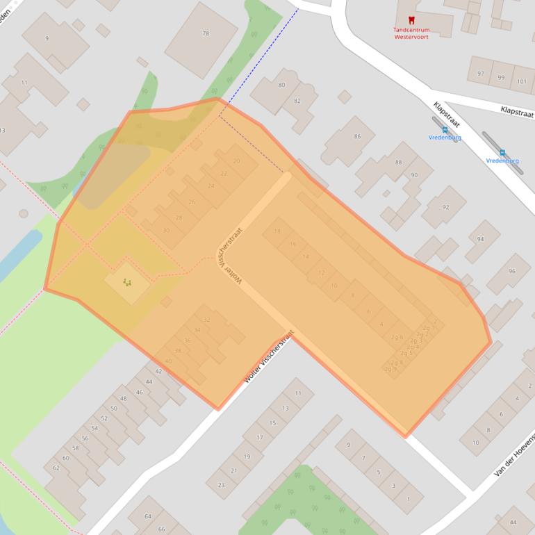 Kaart van postcodegebied 6931CV.