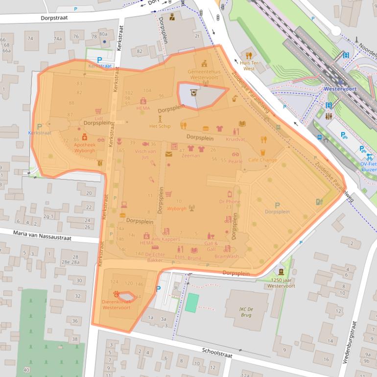 Kaart van postcodegebied 6931CZ.