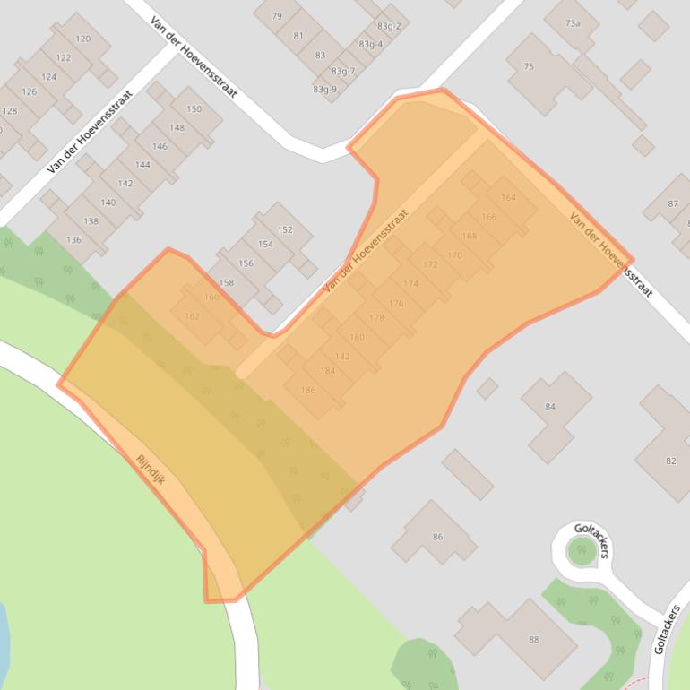 Kaart van postcodegebied 6931DH.