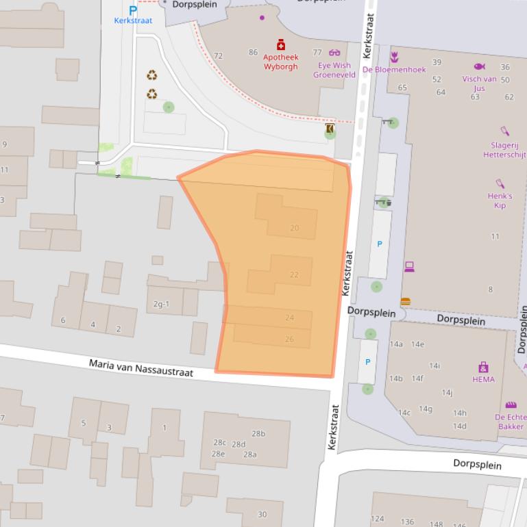 Kaart van postcodegebied 6931DS.