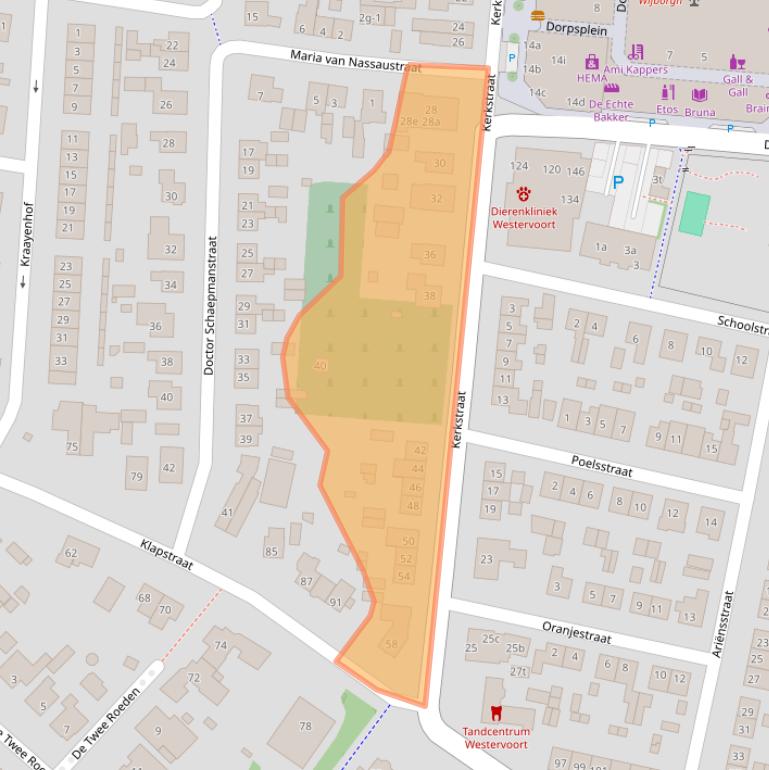 Kaart van postcodegebied 6931DT.