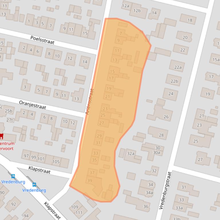 Kaart van postcodegebied 6931DW.