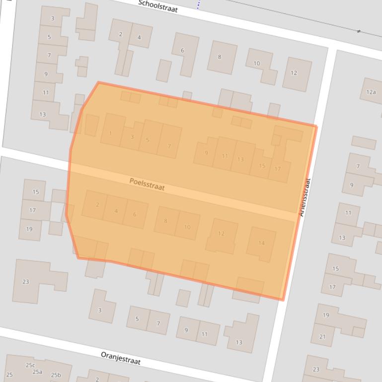 Kaart van postcodegebied 6931DX.