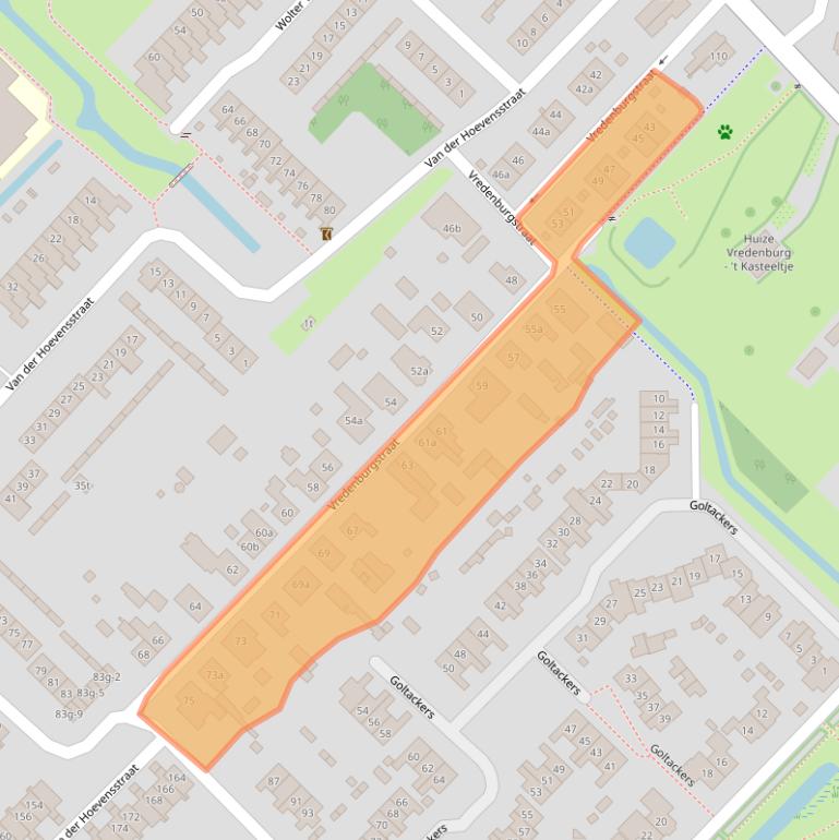 Kaart van postcodegebied 6931EC.