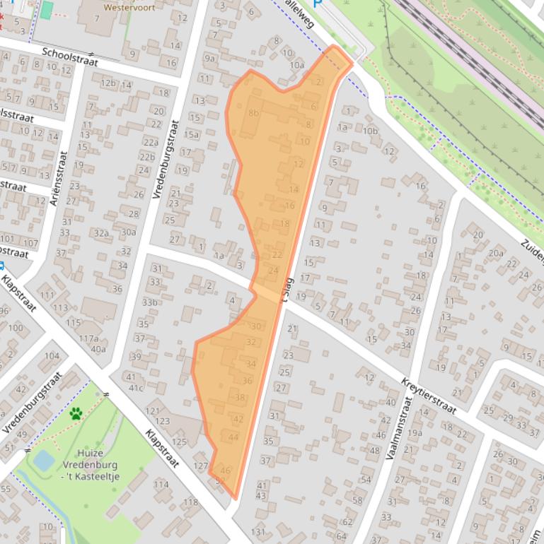 Kaart van postcodegebied 6931EH.