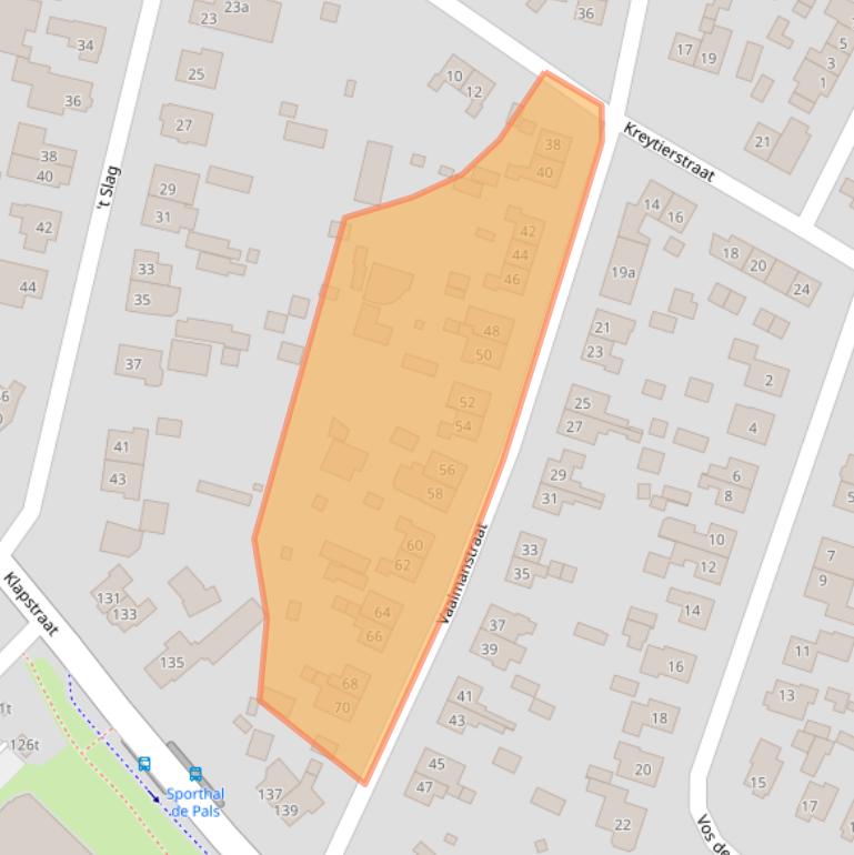 Kaart van postcodegebied 6931EM.