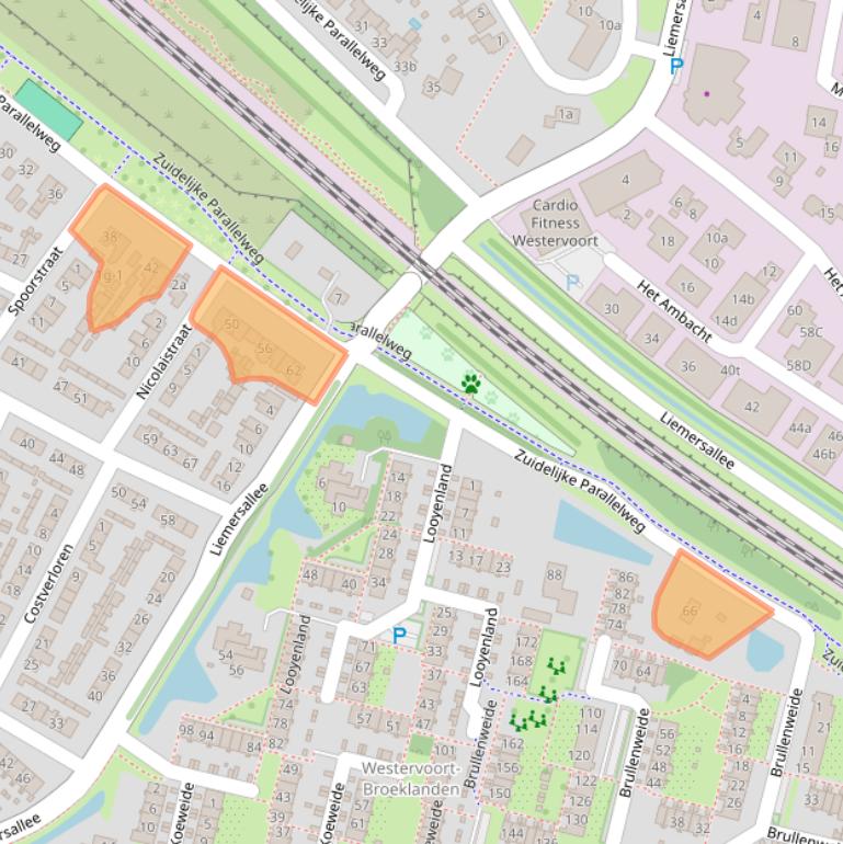 Kaart van postcodegebied 6931EP.