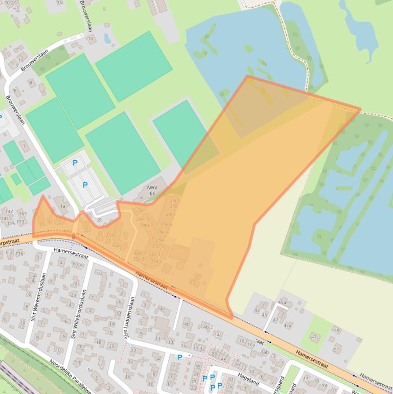 Kaart van postcodegebied 6931EV.