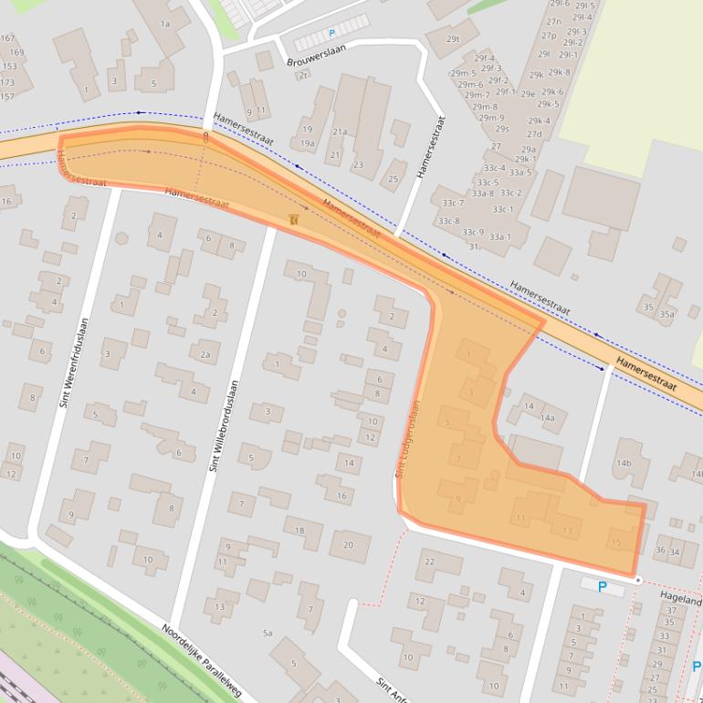 Kaart van postcodegebied 6931GA.