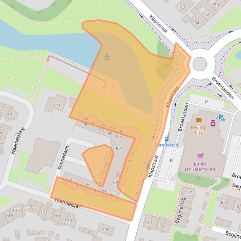 Kaart van postcodegebied 6931JB.