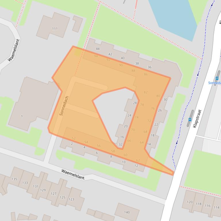 Kaart van postcodegebied 6931JC.