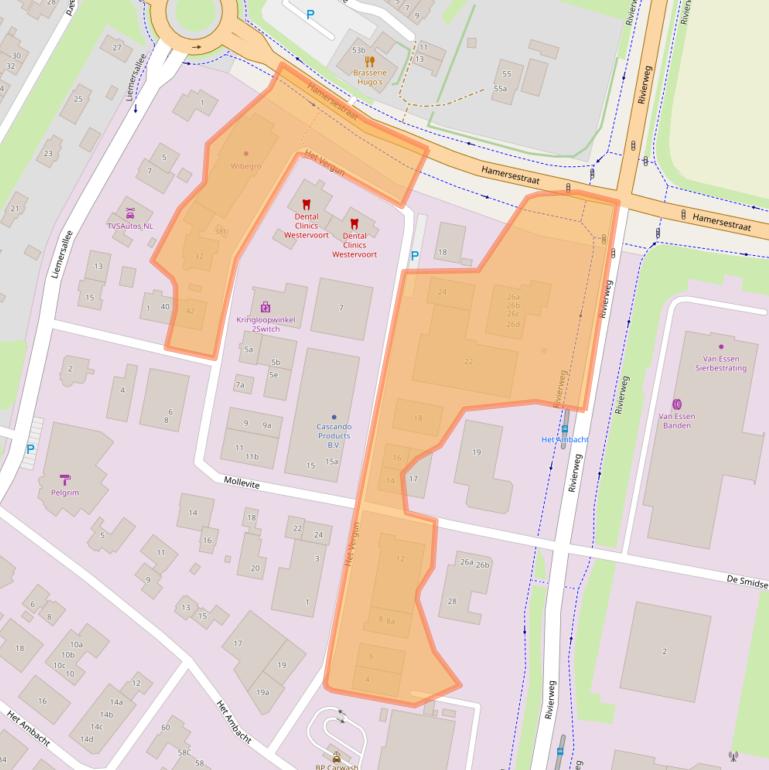 Kaart van postcodegebied 6931KD.