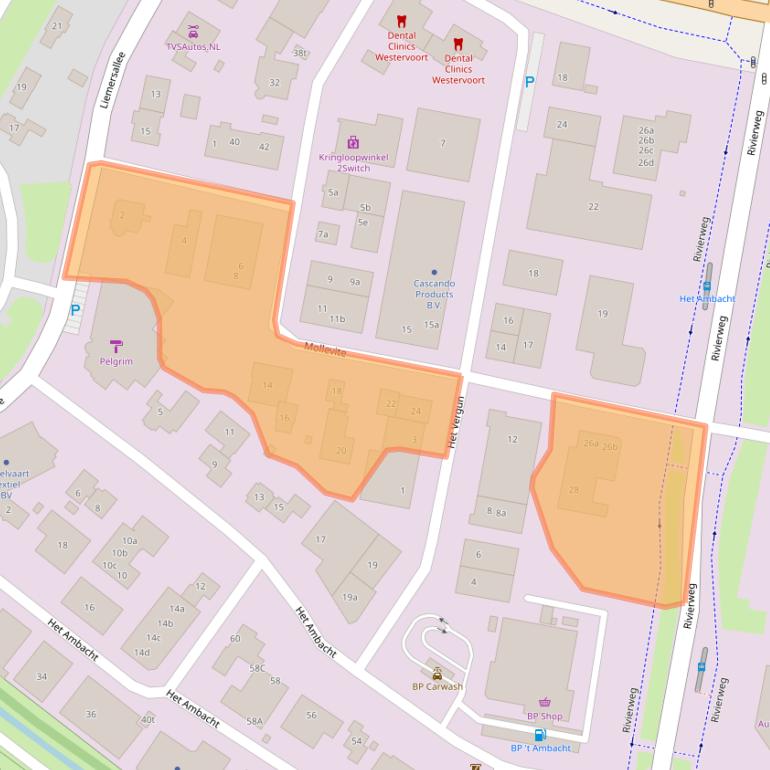 Kaart van postcodegebied 6931KG.