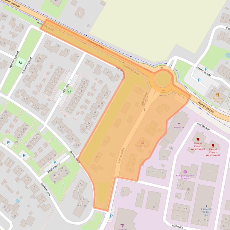 Kaart van postcodegebied 6931KH.