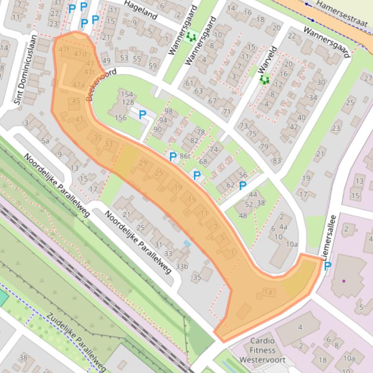 Kaart van postcodegebied 6931LA.