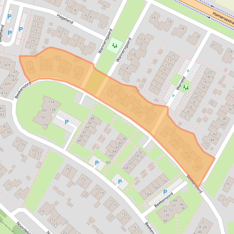 Kaart van postcodegebied 6931LB.