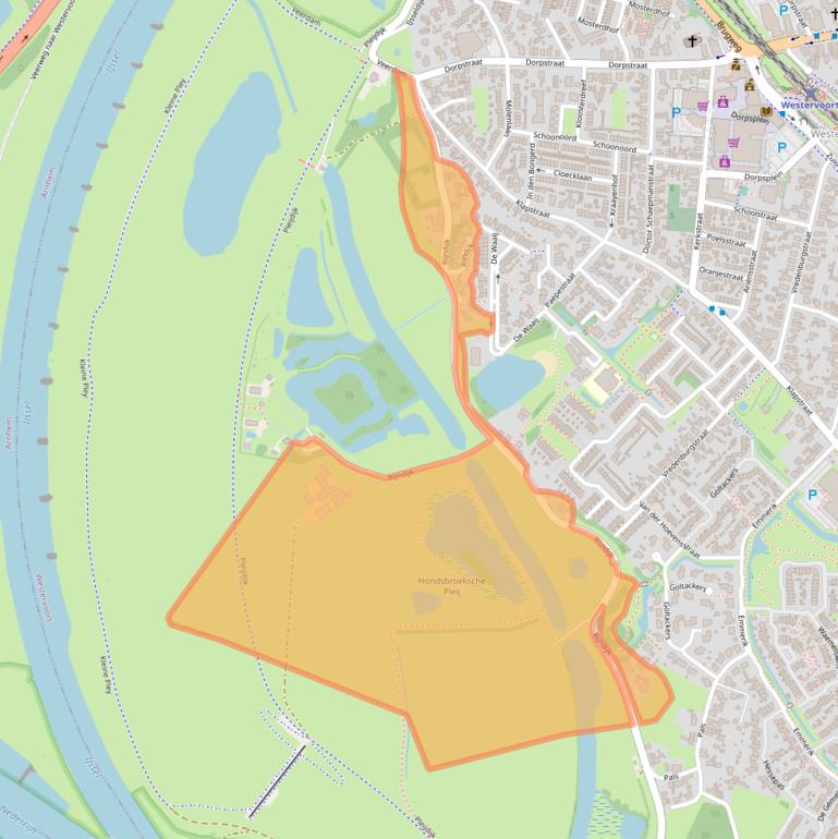 Kaart van postcodegebied 6931SC.