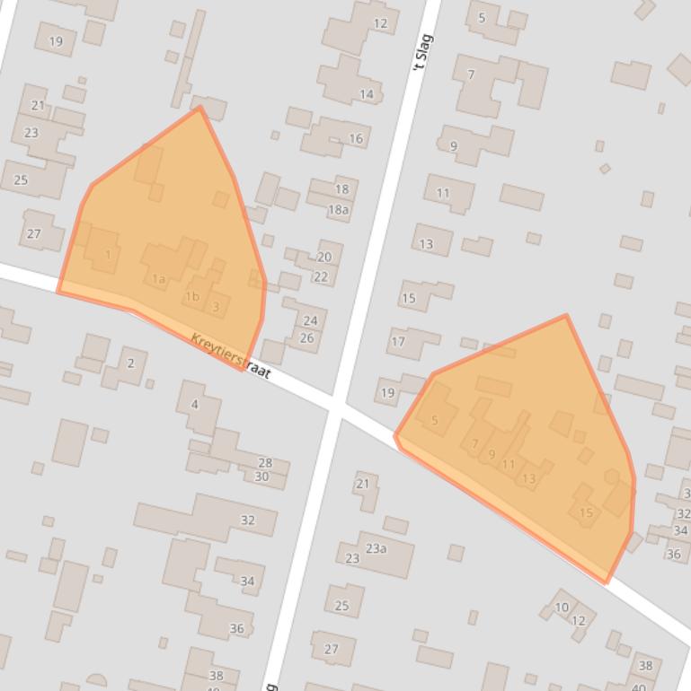 Kaart van postcodegebied 6931TA.