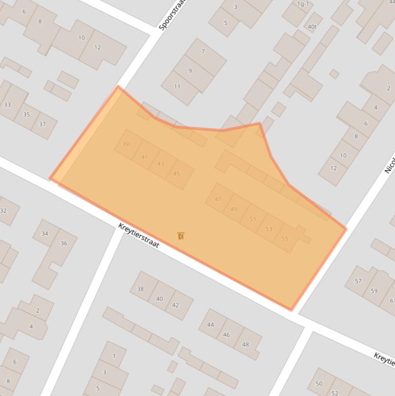 Kaart van postcodegebied 6931TC.