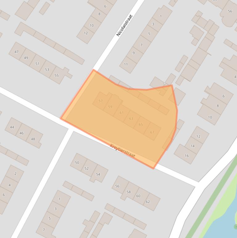 Kaart van postcodegebied 6931TD.