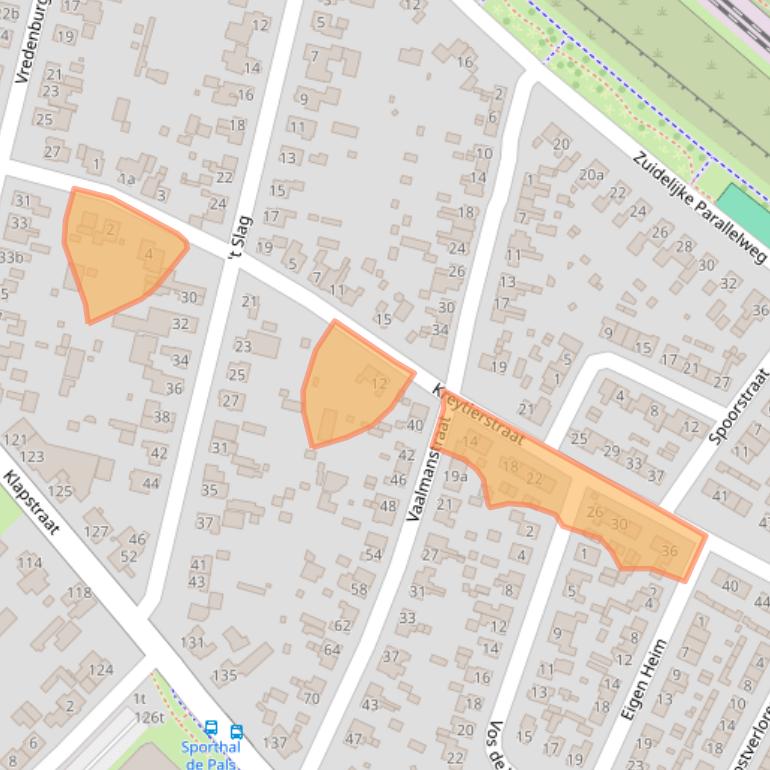 Kaart van postcodegebied 6931TE.