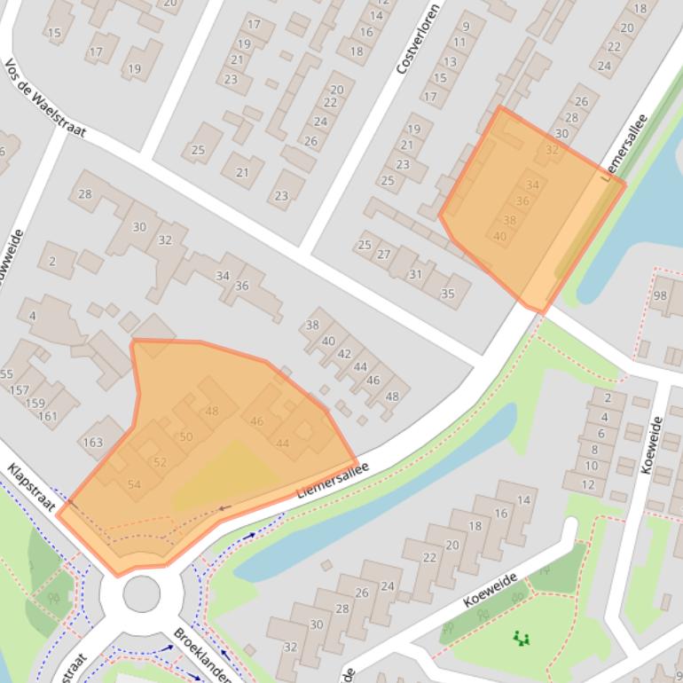 Kaart van postcodegebied 6931TN.