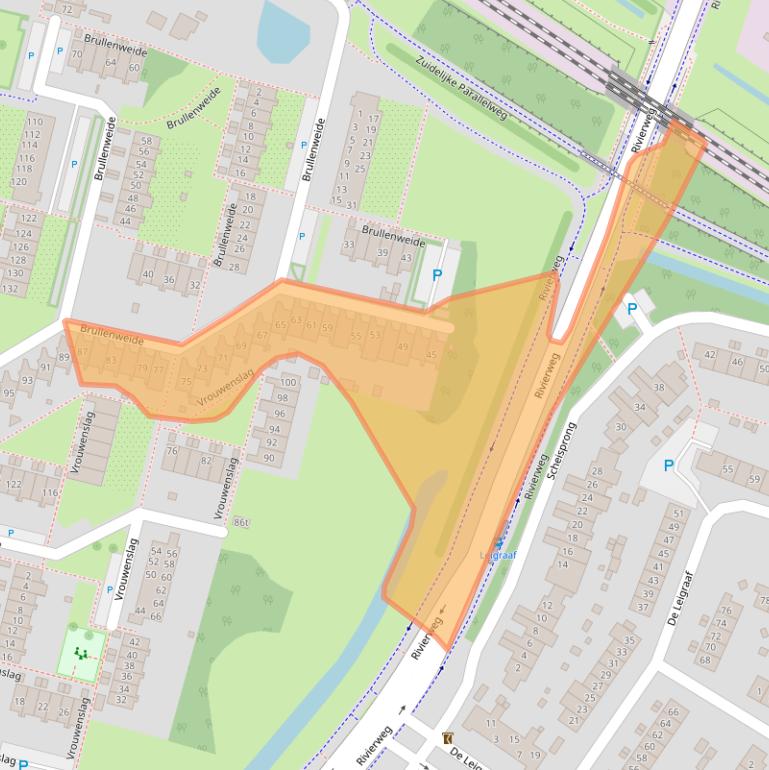 Kaart van postcodegebied 6931VJ.