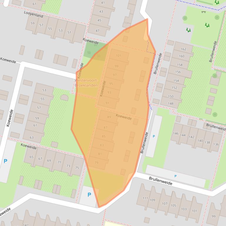 Kaart van postcodegebied 6931WD.