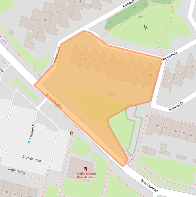 Kaart van postcodegebied 6931WG.