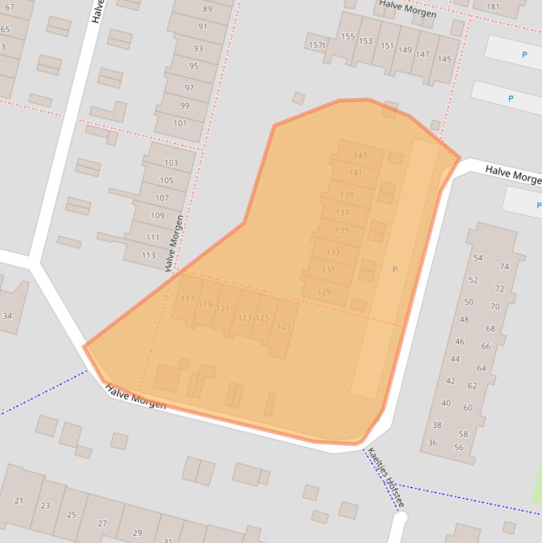 Kaart van postcodegebied 6931XK.