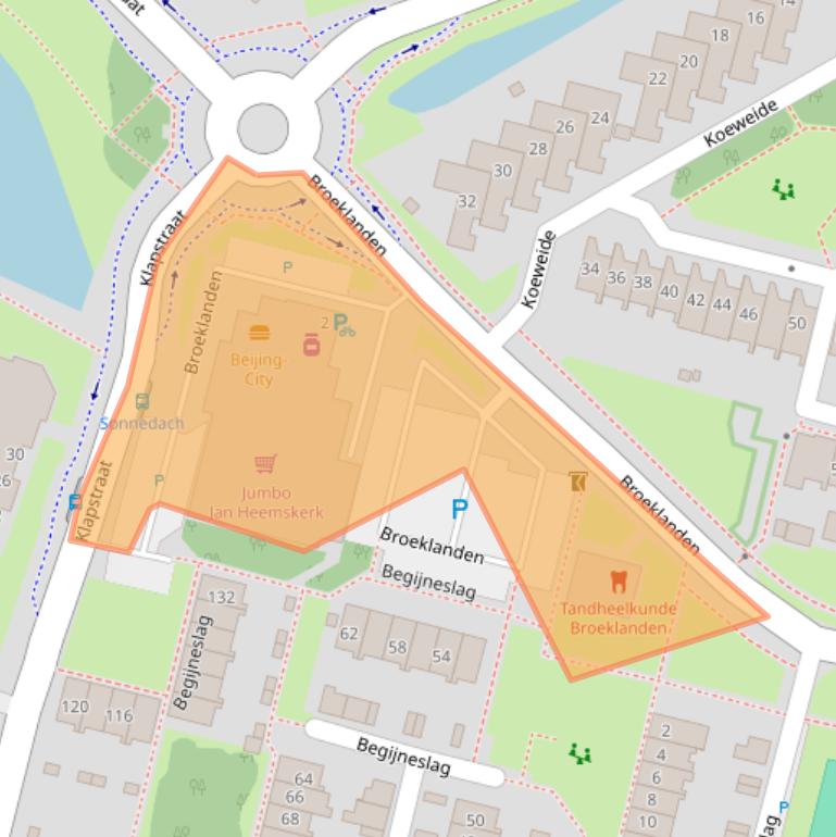 Kaart van postcodegebied 6931XS.