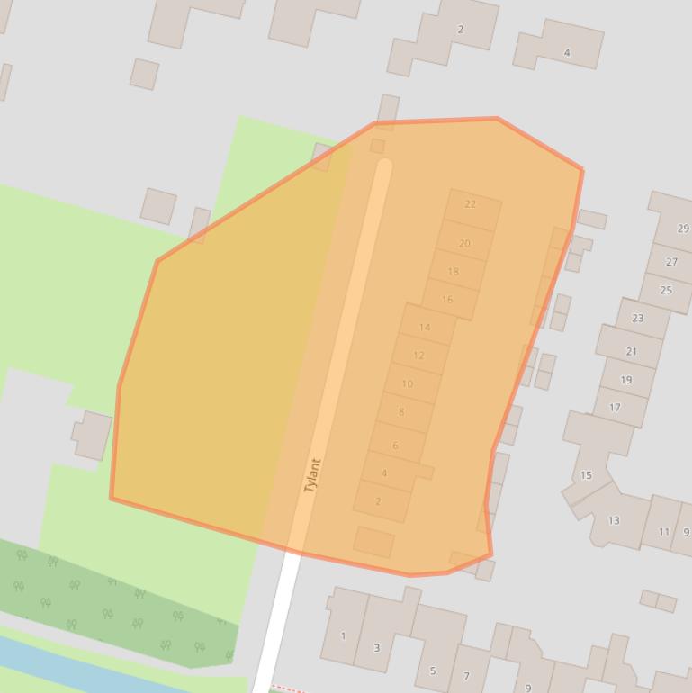 Kaart van postcodegebied 6932AA.