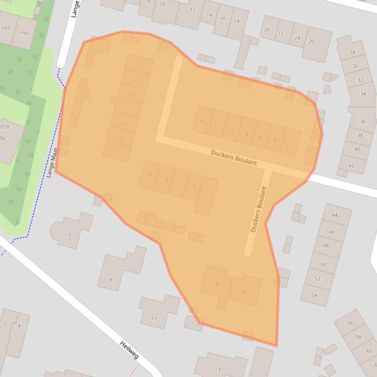 Kaart van postcodegebied 6932AH.