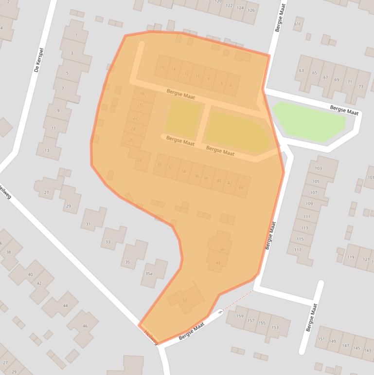 Kaart van postcodegebied 6932AN.