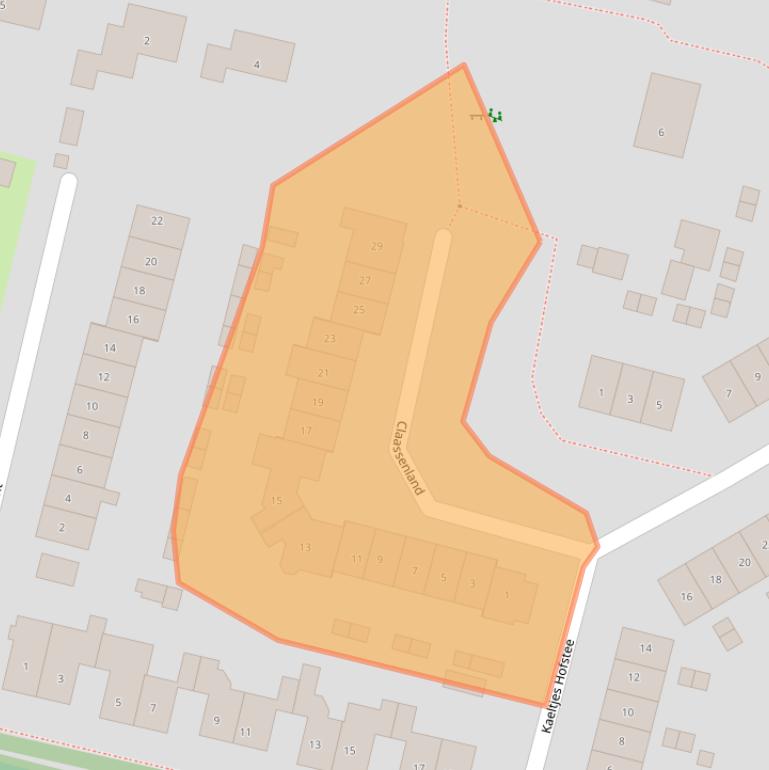 Kaart van postcodegebied 6932AZ.