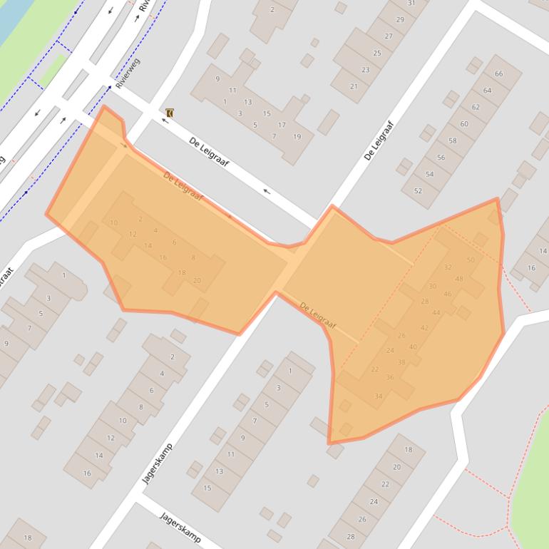 Kaart van postcodegebied 6932BC.