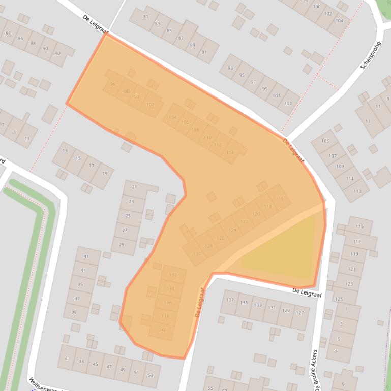 Kaart van postcodegebied 6932BE.