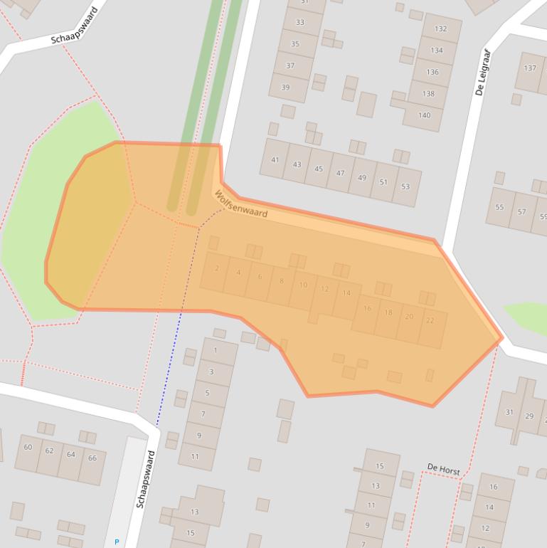 Kaart van postcodegebied 6932BL.