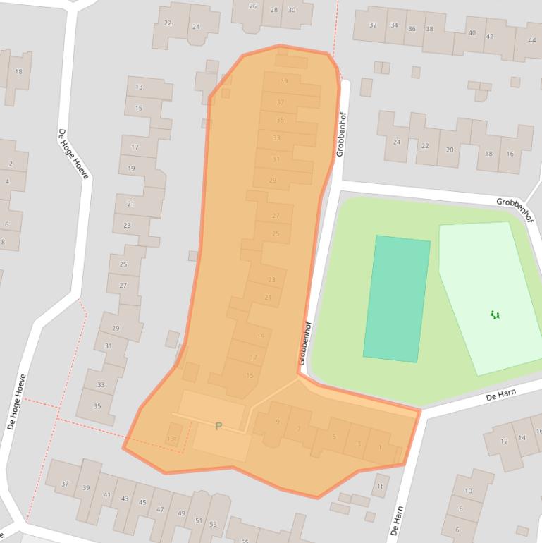 Kaart van postcodegebied 6932CK.