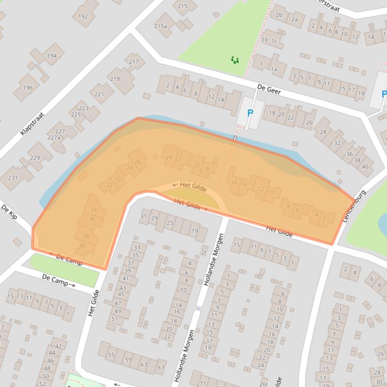 Kaart van postcodegebied 6932GH.