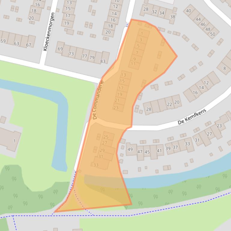 Kaart van postcodegebied 6932GV.