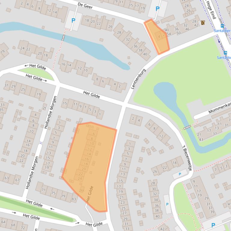 Kaart van postcodegebied 6932HD.