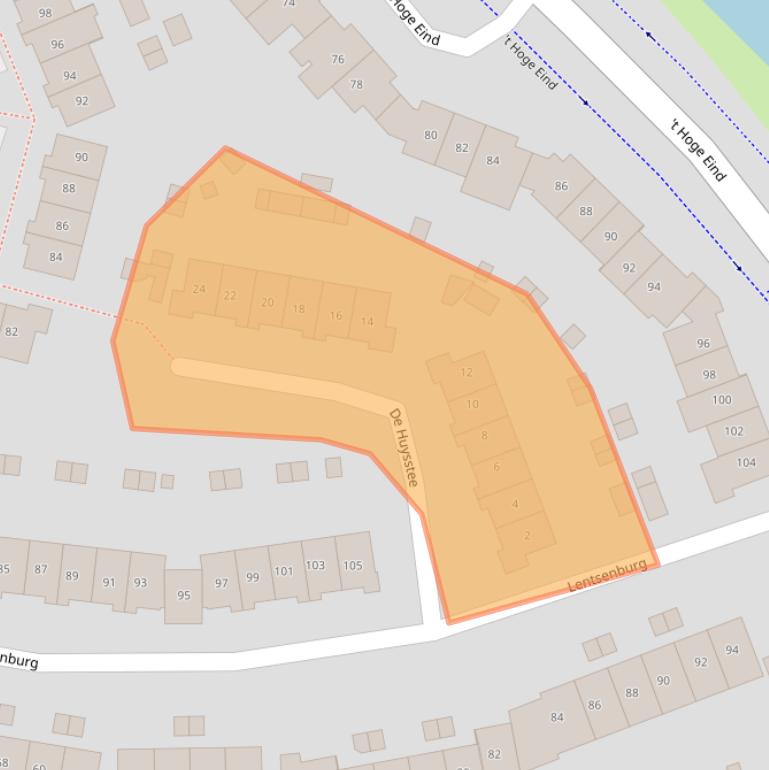 Kaart van postcodegebied 6932HM.